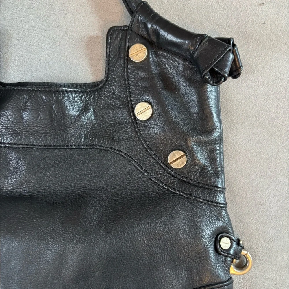 Foley & Corrina Black Leather Tote Bag - Picture 5 of 8